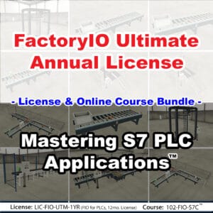 Factory I/O Ultimate 1 Year License (with bonus S7 course pre-order)